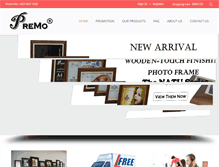 Tablet Screenshot of premoframe.com